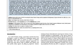 Conserving the Stage: Climate Change and the Geophysical Underpinnings of Species Diversity