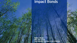Environmental Impact Bonds