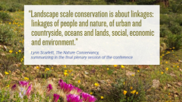 Expanding Horizons; Highlights from the National Workshop on Large Landscape Conservation