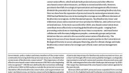 Area-based conservation in the twenty-first century