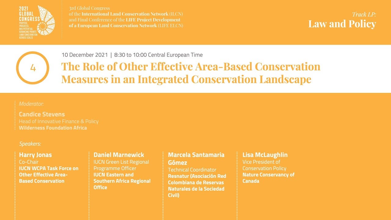 Conservation Law and Policy International Land Conservation Network