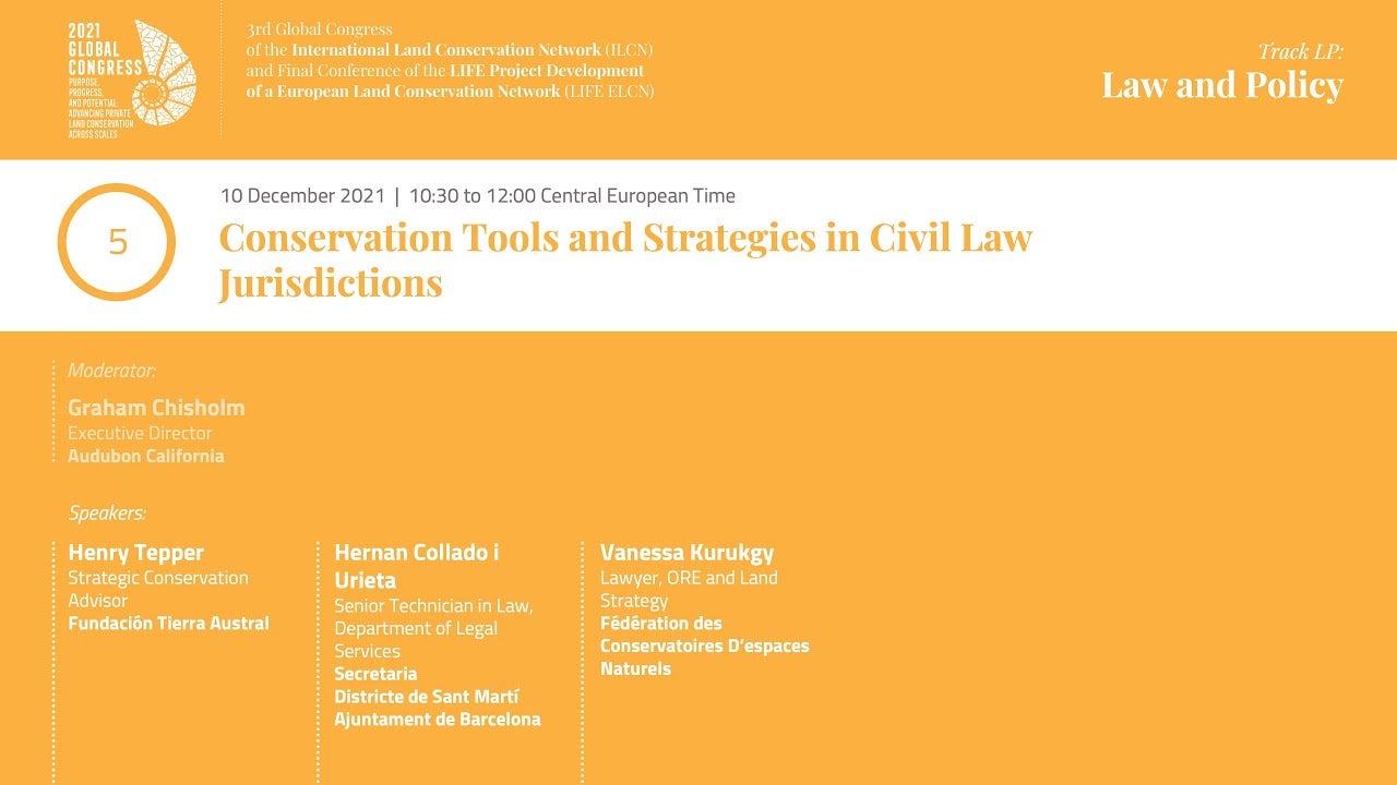 Conservation Law and Policy International Land Conservation Network